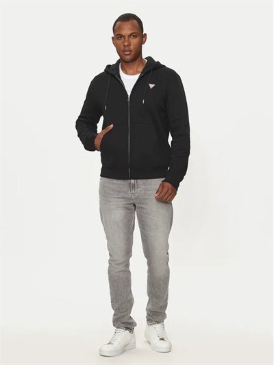 GUESS GJ ZIP HOOD SLIM MIN ERKEK FERMUARLI SWEATSHIRT M4YQ28K9V31
