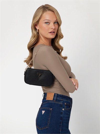 GUESS NOELLE DBL POUCH CRO KADIN ÇANTA HWZG7879710