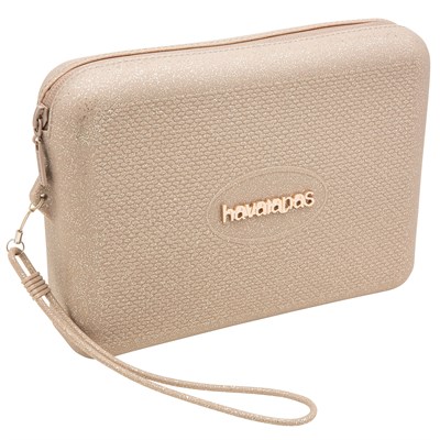 HAVAİANAS BEACH NECESSAIRE GLITTER SİMLİ KADIN ÇANTA (23x17x5 cm)