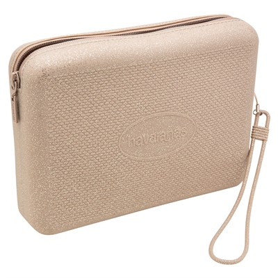 HAVAİANAS BEACH NECESSAIRE GLITTER SİMLİ KADIN ÇANTA (23x17x5 cm)