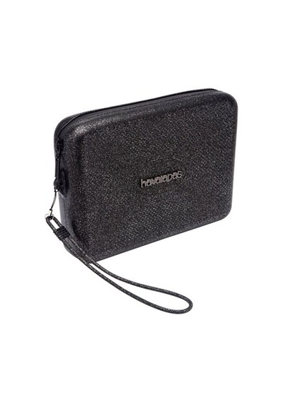 HAVAİANAS BEACH NECESSAIRE GLITTER SİMLİ KADIN ÇANTA (23x17x5 cm)