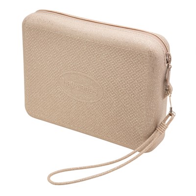 HAVAİANAS BEACH NECESSAIRE GLITTER SİMLİ KADIN ÇANTA (23x17x5 cm)