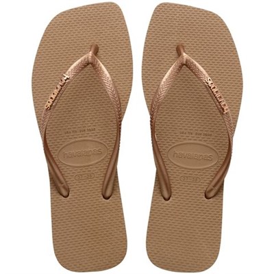 HAVAİANAS SQUARE LOGO METALLIC KADIN PARMAK ARASI TERLİK 4148257