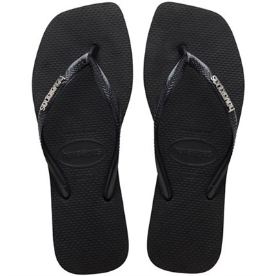 HAVAİANAS SQUARE LOGO METALLIC KADIN PARMAK ARASI TERLİK 4148257