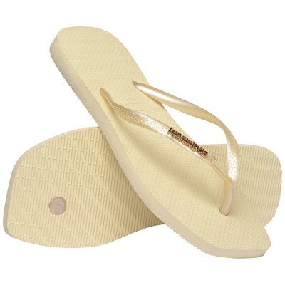 HAVAİANAS SQUARE LOGO METALLIC KADIN PARMAK ARASI TERLİK 4148257