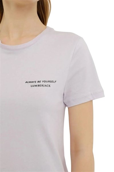 LUMBERJACK 4M WB V NECK 11CT126 4FX KADIN TİŞÖRT 101503847