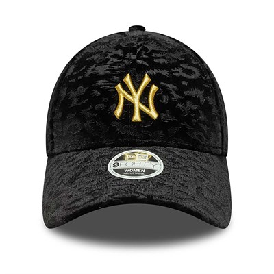NEW ERA WMNS LEO VELOUR 9FORTY NEYYAN SİYAH GOLD KADIN ŞAPKA 60758950
