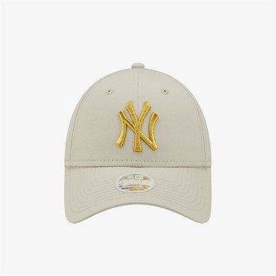 NEW ERA WMNS METALLIC LOGO 9FORTY NEYYAN  STNMTG BEJ KADIN ŞAPKA 60222491