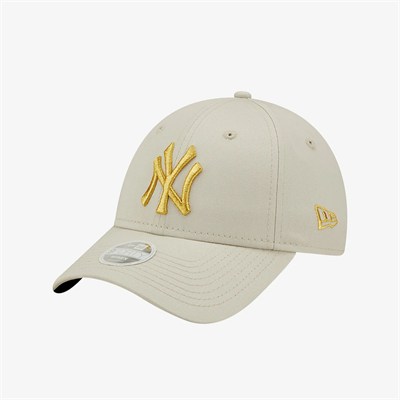 NEW ERA WMNS METALLIC LOGO 9FORTY NEYYAN  STNMTG BEJ KADIN ŞAPKA 60222491