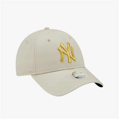 NEW ERA WMNS METALLIC LOGO 9FORTY NEYYAN  STNMTG BEJ KADIN ŞAPKA 60222491