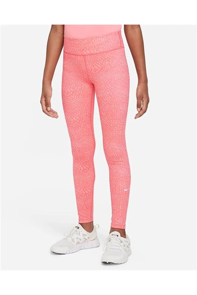 NIKE DRI-FIT ONE ALL OVER PRİNT TIGHT KIZ ÇOCUK TAYT