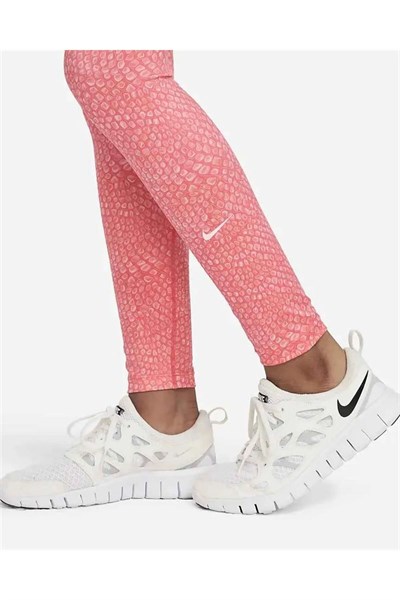 NIKE DRI-FIT ONE ALL OVER PRİNT TIGHT KIZ ÇOCUK TAYT
