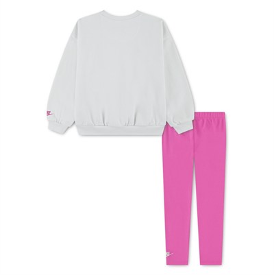 NIKE  FLEECE CREW FLARE LEGGING KIZ ÇOCUK TAYT&SWEATSHİRT TAKIM