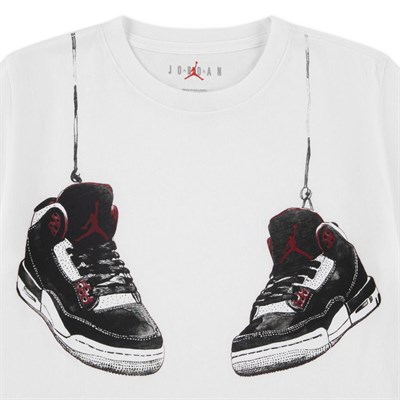 NIKE JORDAN AJ3  SHOE STRINGS ERKEK ÇOCUK TİŞÖRT 95F483