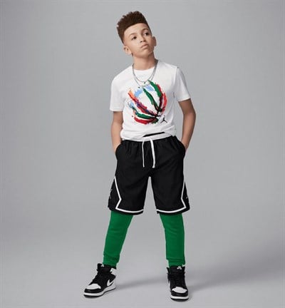 NIKE JORDAN JDB BBALL FIRE SS TEE ERKEK ÇOCUK TİŞÖRT