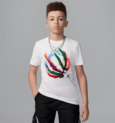NIKE JORDAN JDB BBALL FIRE SS TEE ERKEK ÇOCUK TİŞÖRT