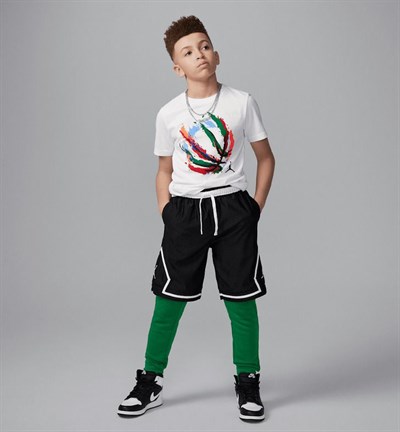 NIKE JORDAN JDB BBALL FIRE SS TEE ERKEK ÇOCUK TİŞÖRT