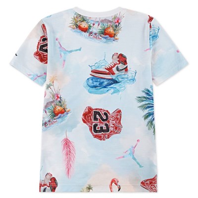 NIKE JORDAN JDB JORDAN FLAMINGO AOP SS TEE ERKEK ÇOCUK TİŞÖRT