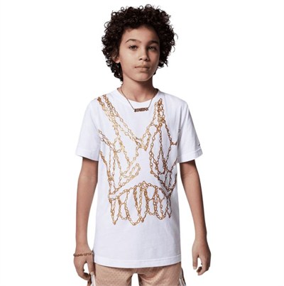 NIKE JORDAN JDB MJ BRAND JM CHAIN SS CREW ERKEK ÇOCUK TİŞÖRT