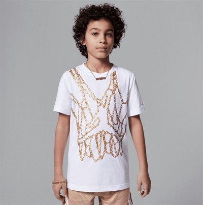 NIKE JORDAN JDB MJ BRAND JM CHAIN SS CREW ERKEK ÇOCUK TİŞÖRT