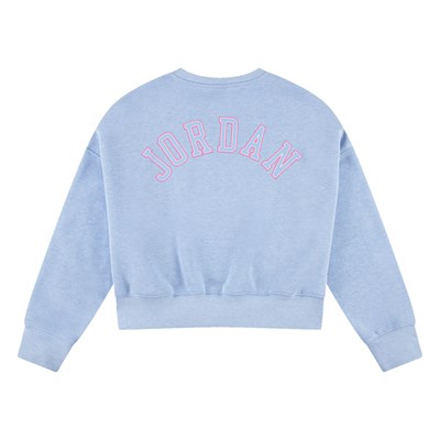 NIKE JORDAN JDG BLUE JEANS & BLING FLC CRE KIZ ÇOCUK SWEATSHİRT 45F195