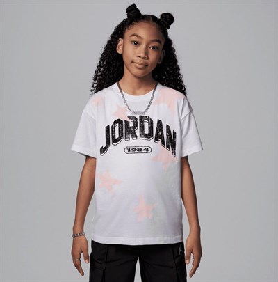 NIKE JORDAN JDG JORDAN SIX FLOWERS SS TEE KIZ ÇOCUK TİŞÖRT