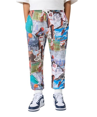 NIKE JORDAN MJ BRKLYN FT AOP PANT ERKEK ÇOCUK EŞOFMAN ALTI