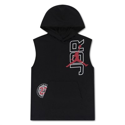 NIKE JORDAN MJ TOP ERKEK ÇOCUK KOLSUZ KAPÜŞONLU İNCE PAMUKLU YELEK 95F877