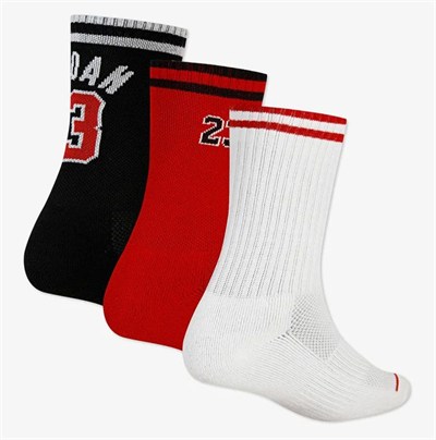 NIKE JORDAN VARSITY JERSEY 3PK UNISEX 3LÜ ÇORAP