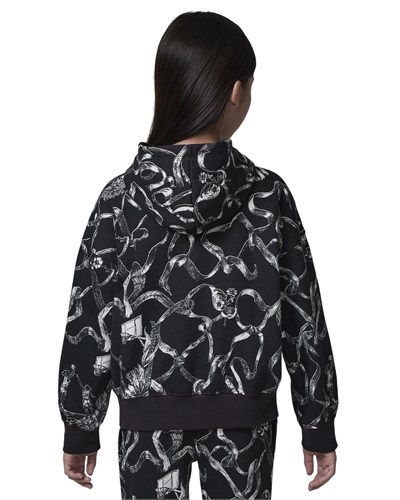 NIKE JORDAN WJ BRKLN LN FLC AOP PO HOODIE KIZ ÇOCUK SWEATSHIRT