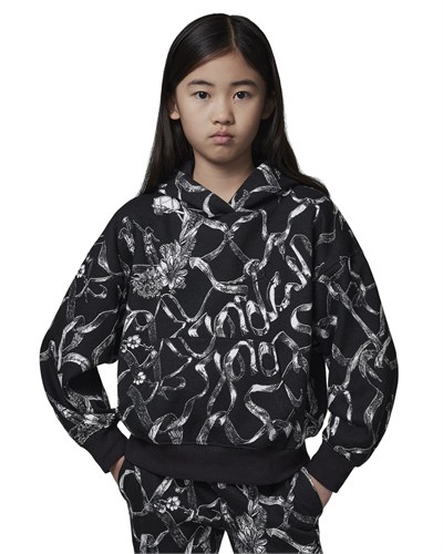 NIKE JORDAN WJ BRKLN LN FLC AOP PO HOODIE KIZ ÇOCUK SWEATSHIRT