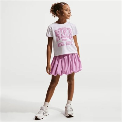 NIKE LACE IT UP SCOOTER SET KIZ ÇOCUK TİŞÖRT-TAYTLI ETEK TAKIM 36N640