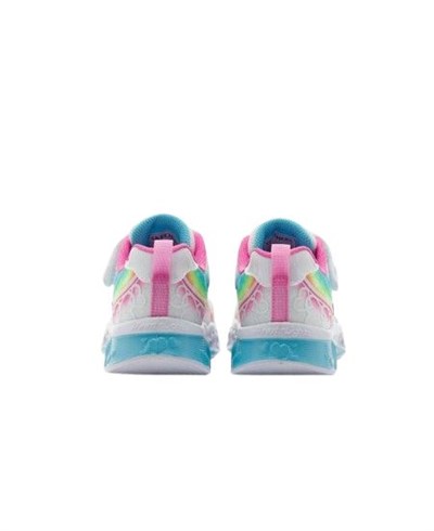 SKECHERS FLUTTER HEART LİGHTS - GROOVY SWİRL IŞIKLI KIZ ÇOCUK SPOR AYAKKABI 303253L