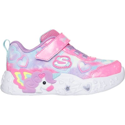 SKECHERS UNICORN CHARMER LIL HEART SPARKLES IŞIKLI BEBEK SPOR AYAKKABI 303064N