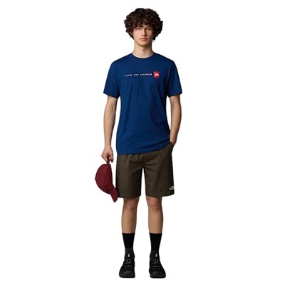 THE NORTH FACE M SS NEVER STOP EXPLORING TEE ERKEK TİŞÖRT NF0A87NSD1R1