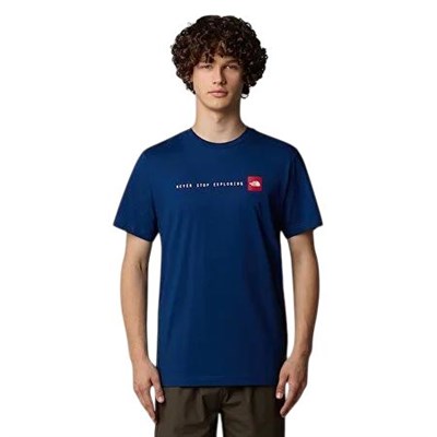 THE NORTH FACE M SS NEVER STOP EXPLORING TEE ERKEK TİŞÖRT NF0A87NSD1R1