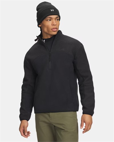 UA M CGI BASECAMP HZ FLEECE ERKEK YARIM FERMUARLI SWEATSHIRT 6013489