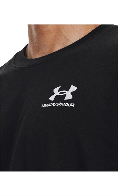 UA M LOGO EMB HEAVYWEIGHT SS ERKEK TİŞÖRT 1373997