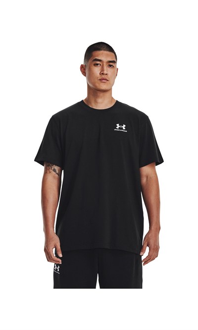 UA M LOGO EMB HEAVYWEIGHT SS ERKEK TİŞÖRT 1373997