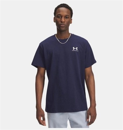 UA M LOGO EMB HEAVYWEIGHT SS ERKEK TİŞÖRT 1373997