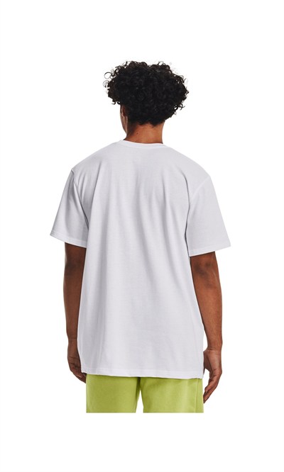 UA M LOGO EMB HEAVYWEIGHT SS ERKEK TİŞÖRT 1373997