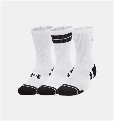 UA PERF TECH NOV 3PK CREW UNISEX ÇORAP 1379515