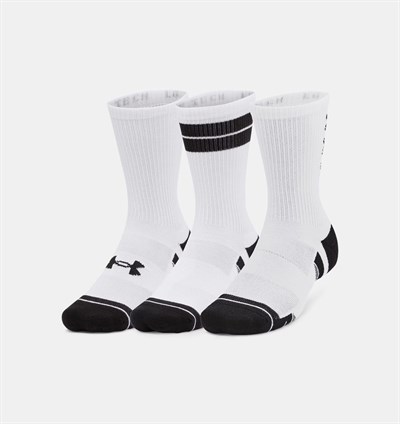 UA PERF TECH NOV 3PK CREW UNISEX ÇORAP 1379515