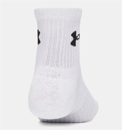 UA PERFORMANCE COTTON 3P QTR UNISEX ÇORAP 6009686