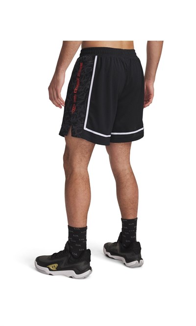 UA ZONE PRO 7IN MESH SHORT PRNTD ERKEK BASKETBOL ŞORTU 6000366