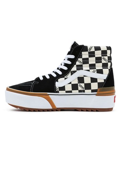 VANS CHECKERBOARD SK8-HI STACKED KADIN SNEAKER VN0A4BTWVLV1