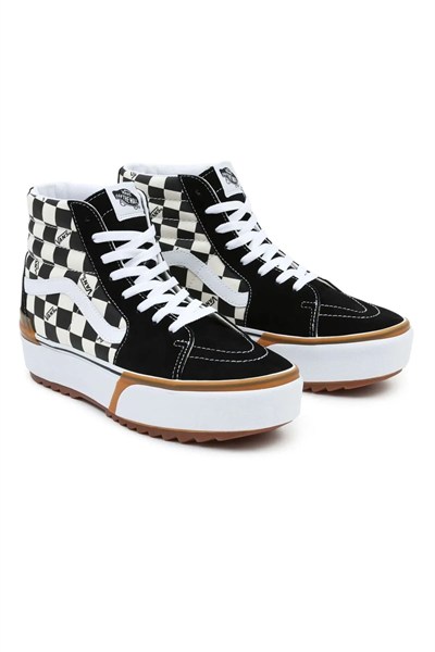 VANS CHECKERBOARD SK8-HI STACKED KADIN SNEAKER VN0A4BTWVLV1