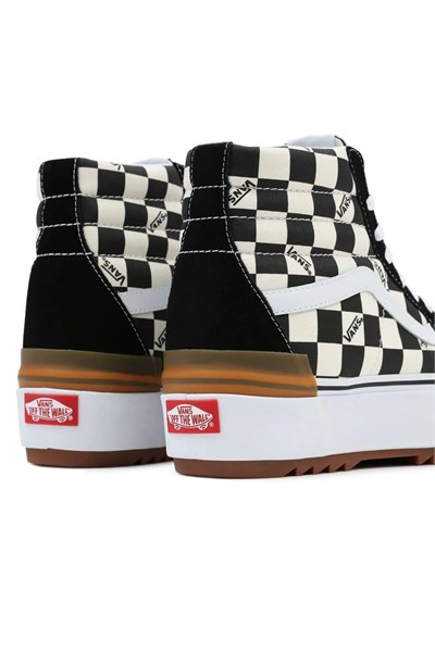 VANS CHECKERBOARD SK8-HI STACKED KADIN SNEAKER VN0A4BTWVLV1