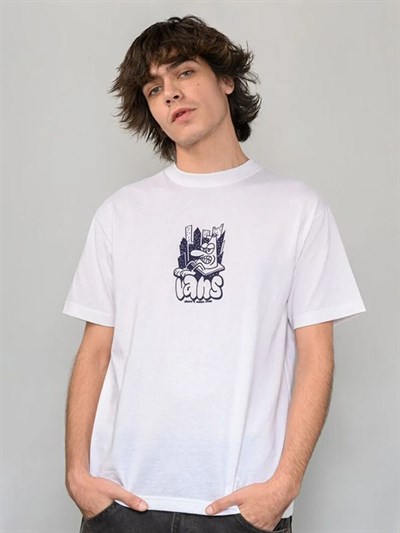 VANS TRAFFİC CONE SS ERKEK TİŞÖRT VN000PCYWHT1