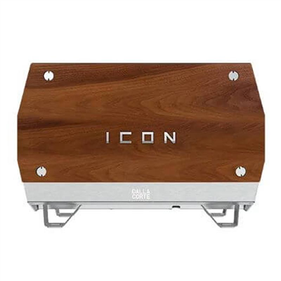 Dalla Corte Icon Espresso Kahve Makinesi, 2 Gruplu, Siyah-Ceviz